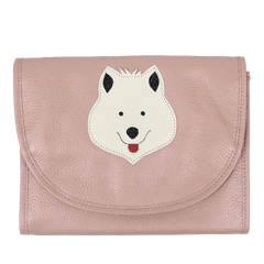 Necessaire Porta Laço Little Dog em Couro Personalizada