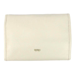 Necessaire Porta Laço Bordado Carrossel em Couro Personalizada