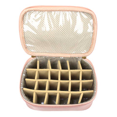 Necessaire Óleo Essencial G Algodão Doce Liso com Off White Liso Pronta Entrega