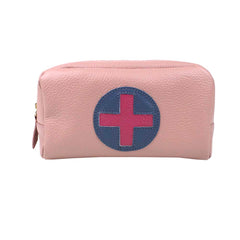 Necessaire Remédio M Algodão Doce Liso com Oceano e Chiclete Pronta Entrega