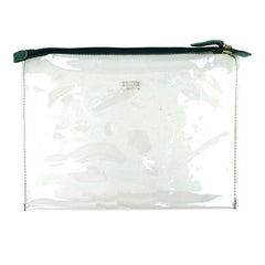 Necessaire Crystal Retangular Esmeralda Pronta Entrega