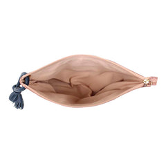 Necessaire Sandrine G Algodão Doce Liso com Oceano Pronta Entrega