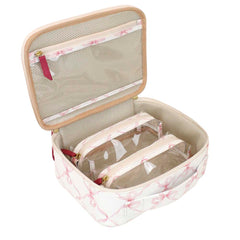 Necessaire Sarah Estampa Florença com Chiclete Pronta Entrega