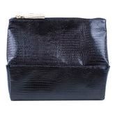 Necessaire Triple Preto Paris com Off White Lesard Pronta Entrega