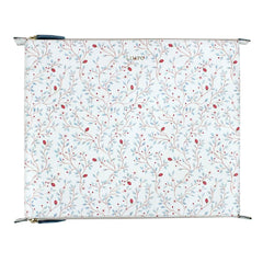 Necessaire Trocas Estampa Blossom Tecido com Sky Pronta Entrega