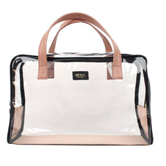 Necessaire Vicky G em Vinil e Couro Personalizada