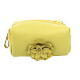 Necessaire Vicky P Camélia em Couro e Vinil Personalizado