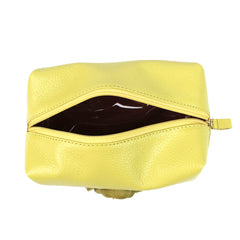 Necessaire Vicky P Camélia em Couro e Vinil Personalizado