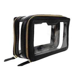 Necessaire Mini Crystal Preto Paris Pronta Entrega