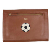 Pasta A4 Bola de Futebol em Couro Personalizado