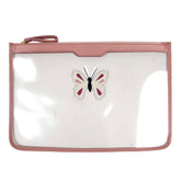 Pasta A4 Crystal Borboleta em Couro e Vinil Personalizada