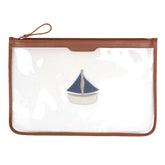 Pasta A4 Crystal Barco em Couro e Vinil Personalizada