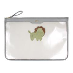 Pasta A4 Crystal Little Lion em Couro e Vinil Personalizada