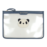 Pasta A4 Crystal Little Panda em Couro e Vinil Personalizada