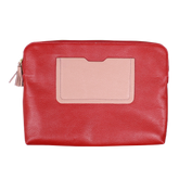 Pasta Notebook P Vermelho Liso com Algodão Doce Liso Pronta Entrega