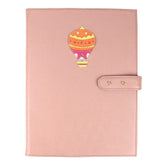 Pasta Portfólio Balão Sarah em Couro Personalizado