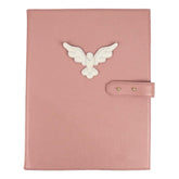 Pasta Portfólio Divino Espírito Santo em Couro Personalizado