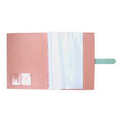 Pasta Portfólio Urso Polar em Couro Personalizado