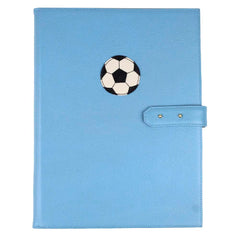 Pasta Portfólio Bola de Futebol em Couro Personalizado