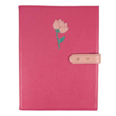 Pasta Portfólio Tulipa em Couro Personalizado