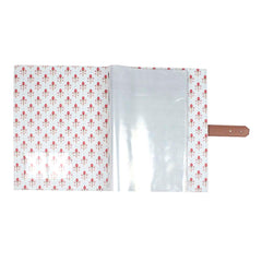 Pasta Portfólio Estampa Estampa Blossom em Couro Personalizado