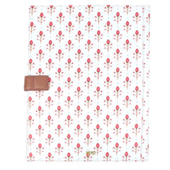 Pasta Portfólio Estampa Estampa Blossom em Couro Personalizado