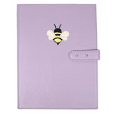 Pasta Portfólio Abelha em Couro Personalizado