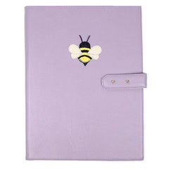 Pasta Portfólio Abelha em Couro Personalizado