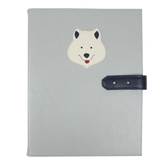 Pasta Portfólio Little Dog em Couro Personalizado