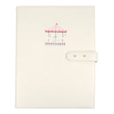 Pasta Portfólio Bordado Carrossel em Couro Personalizado