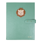 Pasta Portfólio Rei Leão em Couro Personalizado