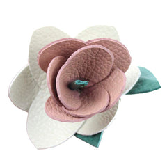 Pendente Flor Amarílis Off White Liso com Algodão Doce Liso Pronta Entrega