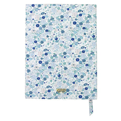 Planner My Days 2026 Estampa Liberty Azul em Couro Personalizado