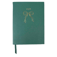 Planner My Days 2026 com Hotstamping Laço em Couro Personalizado