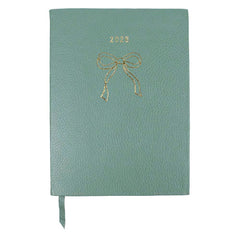 Planner My Days 2026 com Hotstamping Laço em Couro Personalizado