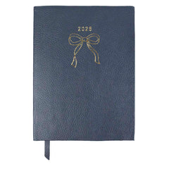 Planner My Days 2026 com Hotstamping Laço em Couro Personalizado