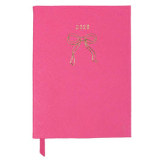Planner My Days 2026 com Hotstamping Laço em Couro Personalizado
