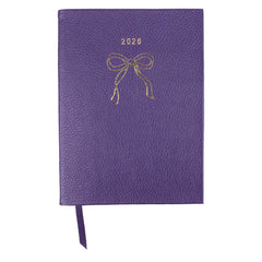 Planner My Days 2026 com Hotstamping Laço em Couro Personalizado