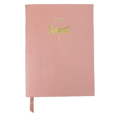Planner My Days 2026 com Hotstamping Libélula em Couro Personalizado