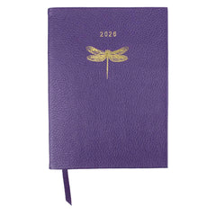 Planner My Days 2026 com Hotstamping Libélula em Couro Personalizado