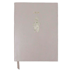 Planner My Days 2026 com Hotstamping Nossa Senhora das Graças em Couro Personalizado