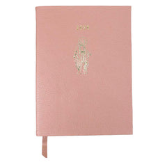 Planner My Days 2026 com Hotstamping Nossa Senhora das Graças em Couro Personalizado