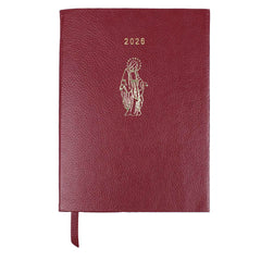 Planner My Days 2026 com Hotstamping Nossa Senhora das Graças em Couro Personalizado