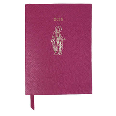 Planner My Days 2026 com Hotstamping Nossa Senhora das Graças em Couro Personalizado