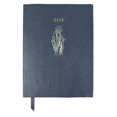 Planner My Days 2026 com Hotstamping Nossa Senhora das Graças em Couro Personalizado