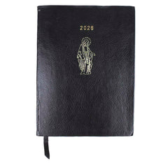 Planner My Days 2026 com Hotstamping Nossa Senhora das Graças em Couro Personalizado