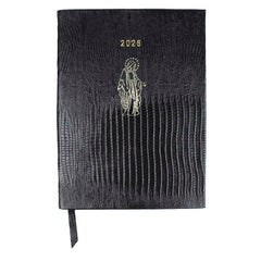 Planner My Days 2026 com Hotstamping Nossa Senhora das Graças em Couro Personalizado