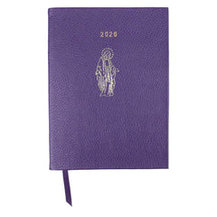 Planner My Days 2026 com Hotstamping Nossa Senhora das Graças em Couro Personalizado
