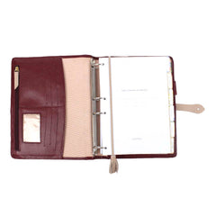 Planner Burgundy Liso com Rose Liso Pronta Entrega