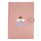 Porta Cartão de Vacina Fadinha em Couro Personalizado